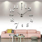 🕰️ 50% de réduction 🎉 Horloge Murale Moderne DIY – Installation Sans Perçage, Design Épuré & Affichage Numérique Clair ✨📦