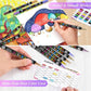 🔥 50 % de réduction ! 🎨✨ Stylo à peinture acrylique à double pointe – 24/48/72 couleurs 🌈🖌️