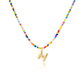 💜DERNIER JOUR DE LA PROMOTION - 50 % DE RÉDUCTION💜 Collier à lettres en perles pour femmes🔤A-Z