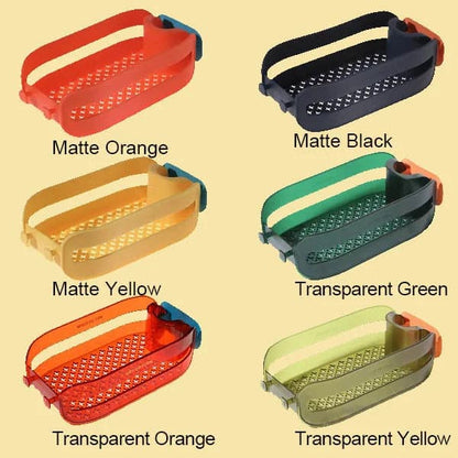🧺 50% DE RÉDUCTION 🚰 Panier de rangement pour robinet – Crochet ajustable & design compact – Garde éponges, brosses ou savon à portée de main – s’installe sans perçage, idéal pour cuisine ou salle de bain 🧽