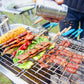 🔥 50% DE RÉDUCTION 🍖 Barbecue charbon pliable acier inox – Compact, portable & parfait pour le camping ou le jardin – Léger, stable & prêt à griller partout 🌲