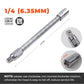 🔩 50% DE RÉDUCTION ⚙️ Barre d'extension flexible pour clé à cliquet – Chrome-vanadium, 3 tailles (1/4", 3/8", 1/2") – Accès aux angles difficiles, verrouillage à bille – idéal pour mécanique ou bricolage 🛠️