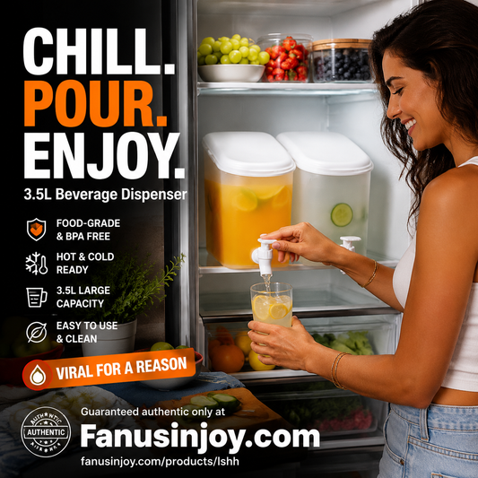 🧊 50% DE RÉDUCTION! 🥤 Distributeur de boissons pour réfrigérateur – Gain de place, robinet intégré & design compact – Créez votre bar à boissons maison facilement 🍹