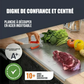 🔪 50% DE RÉDUCTION! ✨ Planche à Découper en Acier Inoxydable – Hygiénique, Antidérapante, Sans Odeur & Passe Au Lave-Vaisselle Pour Une Cuisine Propre 🍽️