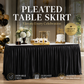 🎉 50% DE RÉDUCTION! 🍽️ Jupe de table plissée – Élégante & parfaite pour vos événements ✨