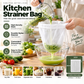 🥛 ACHETEZ 1, OBTENEZ 1 GRATUIT! 🌿 Sac filtrant alimentaire – Nylon, maille haute densité & réutilisable ✨