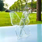 🦋 50% DE RÉDUCTION! 💐 Vase papillon transparent – Plastique cristallin & base stable ✨