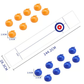 🥌 60% DE RÉDUCTION ! 🎯 Jeu de Curling de Table Familial - Affrontements Amusants entre Amis ou en Famille, Set Complet avec Cibles et Pierre 🔥✨