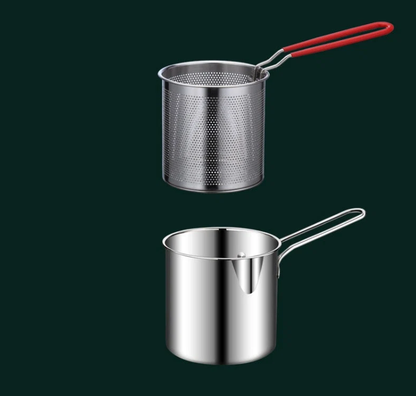 🍳 50% DE RÉDUCTION! 🍟 Friteuse inox 304 – Robuste & polyvalente – Fritures croustillantes ✨
