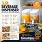 🧊 50% DE RÉDUCTION! 🥤 Distributeur de boissons pour réfrigérateur – Gain de place, robinet intégré & design compact – Créez votre bar à boissons maison facilement 🍹
