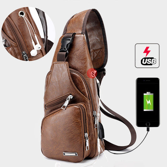 👝 50% DE RÉDUCTION 🎁 Sacoche multifonctionnelle en cuir – Multiples compartiments & bretelles réglables – Élégante, durable & polyvalente – idéale pour toutes les occasions 👜✨🌿