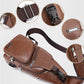 👝 50% DE RÉDUCTION 🎁 Sacoche multifonctionnelle en cuir – Multiples compartiments & bretelles réglables – Élégante, durable & polyvalente – idéale pour toutes les occasions 👜✨🌿