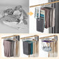 👖 50% DE RÉDUCTION! 🧳 Porte-Pantalons Magique Multi-Couches à Fermeture Éclair – Gain de Place, Anti-Poussière & Idéal pour les Voyages ✈️