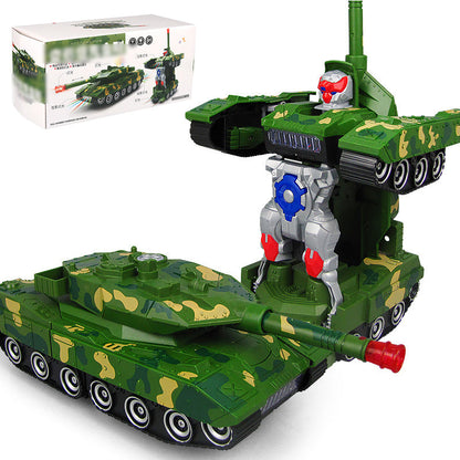 🤖 60% DE RÉDUCTION LIMITÉE! ✨ Jouet Électrique Transformable - 3-en-1 Robot avec Lumières LED et Sons pour Enfants Créatifs 🔄🌟