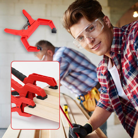 🔩 50% DE RÉDUCTION ! ✨ Pince en A pour Bois - Conception Ergonomique avec Protection en Caoutchouc pour une Fixation Stable et sans Marques 🔒🛠️