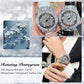 ⌚ 50% DE RÉDUCTION ✨ Montre de mode femme cadran strass – Mouvement quartz & étanche 30M – Bracelet réglable, élégante au quotidien ou pour les occasions spéciales 💎