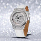 ⌚ 50% DE RÉDUCTION ✨ Montre de mode femme cadran strass – Mouvement quartz & étanche 30M – Bracelet réglable, élégante au quotidien ou pour les occasions spéciales 💎