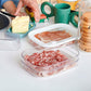 🥗 50% DE RÉDUCTION! 🧊 Boîtes alimentaires 3 étages – Réutilisables, couvercle transparent & gain de place ✨