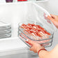 🥗 50% DE RÉDUCTION! 🧊 Boîtes alimentaires 3 étages – Réutilisables, couvercle transparent & gain de place ✨