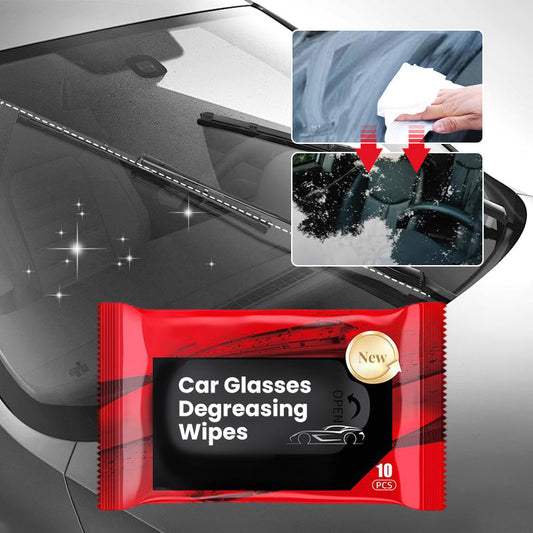 Lingettes Améliorées pour Vitres de Voiture 🚗✨ - Nettoyage Rapide et Brillant, Sans Trainées!