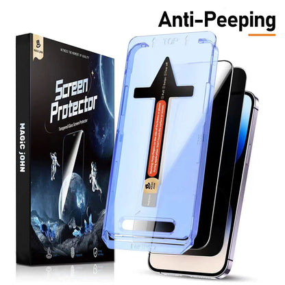 Protecteur d'écran en verre trempé HD / anti-pipe 4k avec installation de l'élimination de la poussière automatique pour Samsung