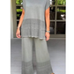 👚 60% DE RÉDUCTION ! 👖 Ensemble 2 pièces femme (haut manches courtes & pantalon) – Tissu respirant, Coupe confortable & Style minimaliste 🛍️