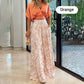 👗 60% DE RÉDUCTION ✨ Ensemble deux pièces femme – Haut col V & pantalon à jambes larges – Tissu fluide, coupe flatteuse – parfait pour le bureau, les voyages ou les soirées d’été 🌸