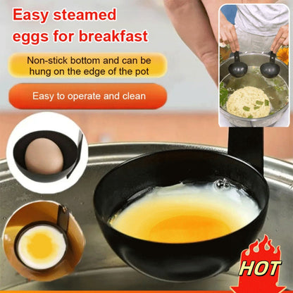 🍳 ACHETEZ 1, OBTENEZ 1 GRATUIT! 🥚 Moules à œufs pochés « Hanging Ear » – Anti-déformation, facile à utiliser & accrochage pratique – Parfaits pour des œufs pochés parfaits chaque jour 🌿