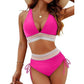 🔥 50% DE RÉDUCTION ! 🩱 Bikini taille haute avec contrôle ventre & patchwork coloré – 6 couleurs, ajustable & ultra flatteur – parfait pour l'été 💕