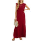 👗 60% DE RÉDUCTION ! ✨ Robe longue ample avec fente – Sans plis, Tissu fluide & Silhouette élégante 💃