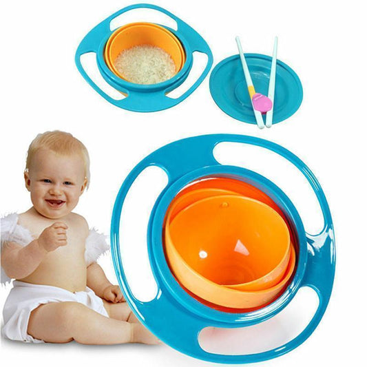 🛸 ACHETEZ 1 OBТENEZ 1 GRATUIT! ✨ BOL BÉBÉ "UFO" - Design Anti-Renversement, 3 Couleurs, Sans BPA, 6+ Mois 👶🥣