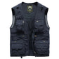 🧥 50% DE RÉDUCTION! 🌬️ Gilet Cargo Respirant en Mesh avec Fermeture Éclair – Léger, Fonctionnel & Idéal Pour Les Activités de Plein Air 🏞️