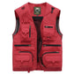 🧥 50% DE RÉDUCTION! 🌬️ Gilet Cargo Respirant en Mesh avec Fermeture Éclair – Léger, Fonctionnel & Idéal Pour Les Activités de Plein Air 🏞️
