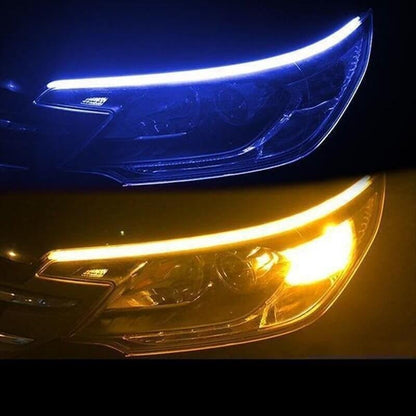 🚘 50% DE RÉDUCTION! 💡 Bande LED bi‑couleur – Étanche, durable & installation facile ✨