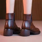 👢 60% DE RÉDUCTION ! 🎉 Bottes Femme Style Vintage – Élégantes, Confortables & Cuir Souple 🍂📦