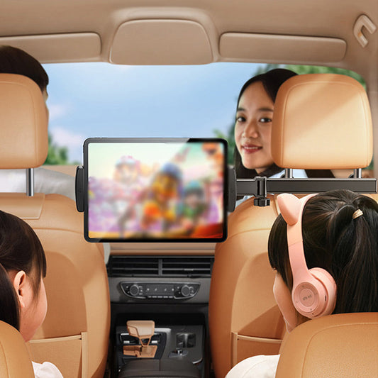 🚗 60% DE RÉDUCTION ! 📱 Support de Tablette pour Appuie-Tête de Voiture – Rotation 360°, Triple Axe & Compatible 4,7–12,9" 🎬