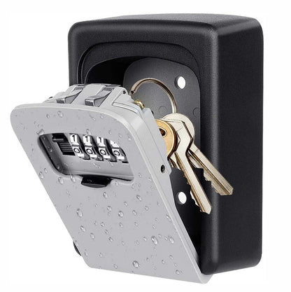🔐 50% DE RÉDUCTION! 🏠 Boîte à clés murale – Alliage alu, 10000 combinaisons & étanche ✨