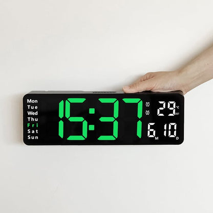 ⏰ 50% DE RÉDUCTION! 🌙 Horloge numérique auto – Luminosité automatique & heure d'été réglable – Parfaite pour voiture, bureau ou maison 🔄