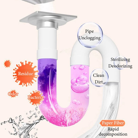 🧴 Poudre nettoyante anti-bouchon puissante à usages multiples – Achetez-en 2, obtenez-en 1 GRATUIT ! 💥