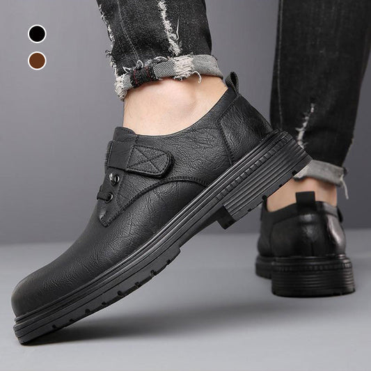 👞 57% DE RÉDUCTION ! 🌬️ Chaussures Homme Rétro en Cuir PU - Semelle Souple et Confort Respirant, Style Intemporel pour Quotidien 🏃‍♂️📦