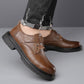 👞 57% DE RÉDUCTION ! 🌬️ Chaussures Homme Rétro en Cuir PU - Semelle Souple et Confort Respirant, Style Intemporel pour Quotidien 🏃‍♂️📦