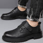 👞 57% DE RÉDUCTION ! 🌬️ Chaussures Homme Rétro en Cuir PU - Semelle Souple et Confort Respirant, Style Intemporel pour Quotidien 🏃‍♂️📦