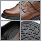 👞 57% DE RÉDUCTION ! 🌬️ Chaussures Homme Rétro en Cuir PU - Semelle Souple et Confort Respirant, Style Intemporel pour Quotidien 🏃‍♂️📦