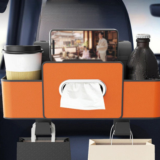 📁 50% DE RÉDUCTION ! 🚗 Boîte de Rangement pour Dossier de Voiture - Organisation pour Documents, Cartes et Petits Objets, Installation Facile 📂✨