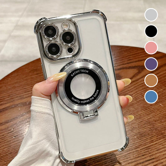 🔥Limited Time 65% OFF🔥Magnetic Lens Protective Phone Case with Stand