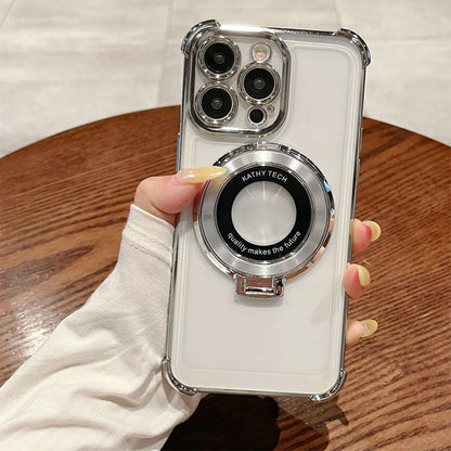 🔥Limited Time 65% OFF🔥Magnetic Lens Protective Phone Case with Stand