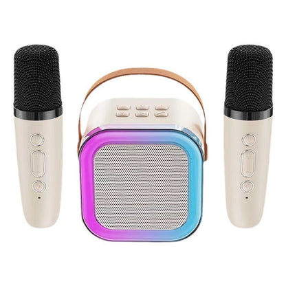 🎤 60% DE RÉDUCTION ! ✨ Mini Machine à Karaoké - Microphones Sans Fil & Effets Lumineux, Parfaite pour Fêtes et Animations Familiales 🌟