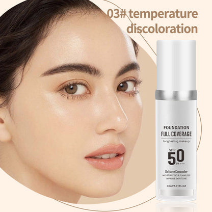 🎁Vente à chaud💕 Crème de Maquillage Naturelle Hydratante à Couvrance Sans Défaut Longue Durée