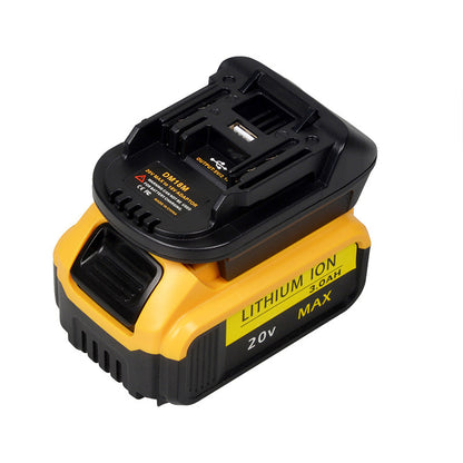 🔋 50% DE RÉDUCTION ! ⚡ Adaptateur pour Batterie Lithium 18V - Compatible avec les Outils de Multiples Marques, Léger et Longue Autonomie 🛠️📦