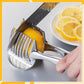 🍋 50% DE RÉDUCTION! 🔪 Trancheur manuel en alliage d'aluminium – Qualité alimentaire, coupe rapide & prise en main facile – Idéal pour citrons, tomates, oignons et fruits tendres 🥗